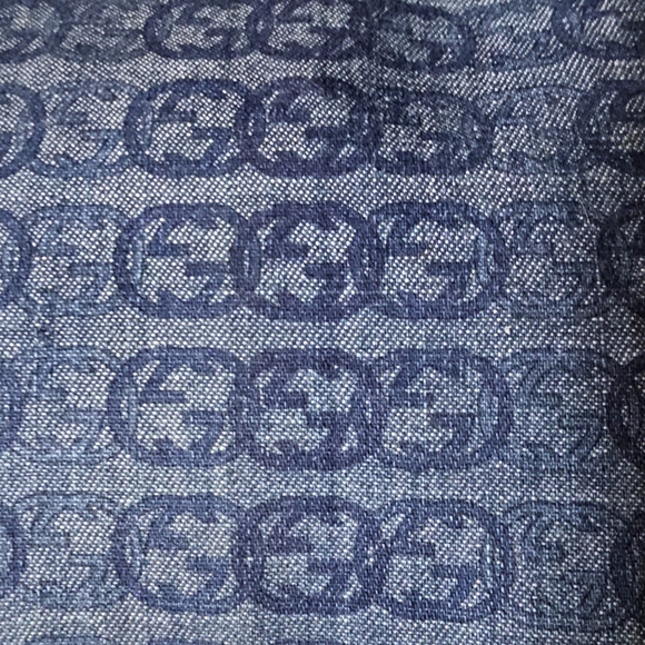 Authentic GUCCI Monogram GG Denim Crossbody ๐ - Picture 8 of 13